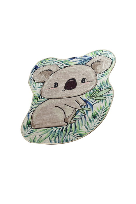 Conceptum Alfombra de pasillo Koala Shape Multicolor 80 x 100 cm